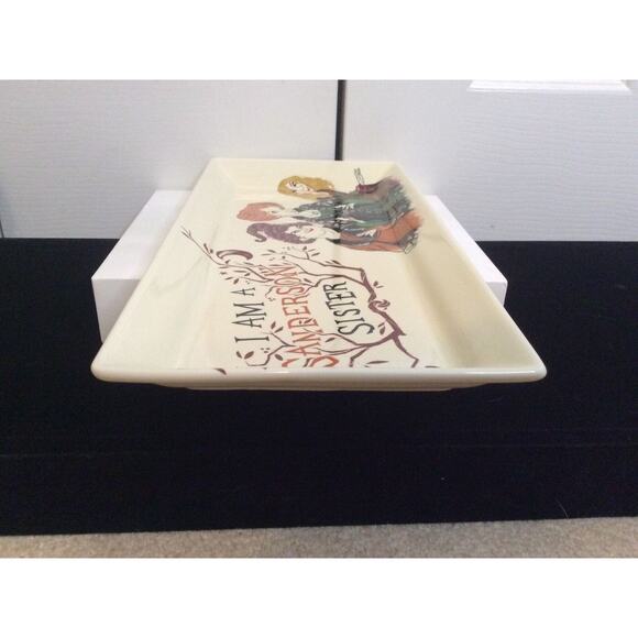 BRAND NEW DISNEY HOCUS POCUS HALLOWEEN DECORATIVE TRAY “I AM A SANDERSON SISTER” - Picture 7 of 9